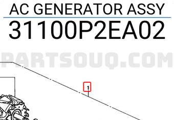 Honda 31100P2EA02 AC GENERATOR ASSY
