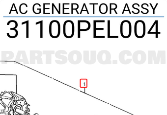 Honda 31100PEL004 AC GENERATOR ASSY