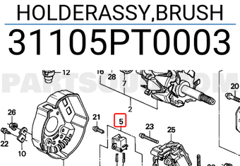 Honda 31105PT0003 HOLDERASSY,BRUSH