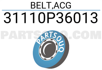 Honda 31110P36013 BELT,ACG