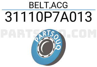 Honda 31110P7A013 BELT,ACG