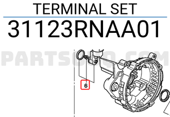 Honda 31123RNAA01 TERMINAL SET