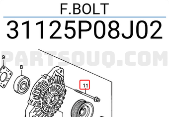 Honda 31125P08J02 F.BOLT