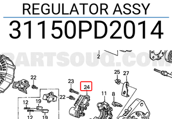 Honda 31150PD2014 REGULATOR ASSY