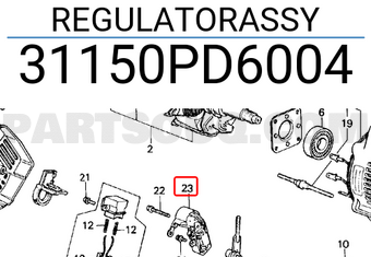 Honda 31150PD6004 REGULATORASSY