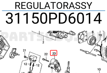 Honda 31150PD6014 REGULATORASSY