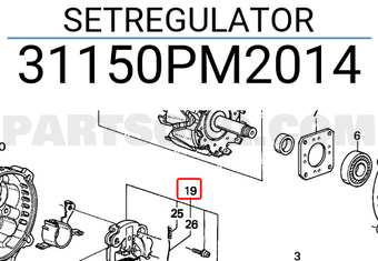 Honda 31150PM2014 SETREGULATOR