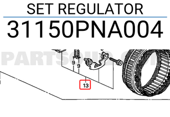 Honda 31150PNA004 SET REGULATOR