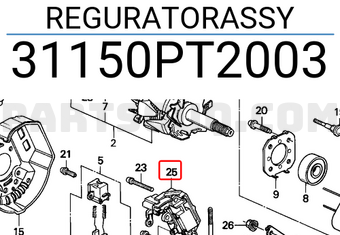 Honda 31150PT2003 REGURATORASSY