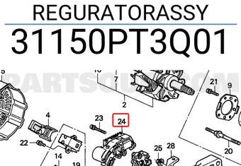 Honda 31150PT3Q01 REGURATORASSY