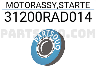 Honda 31200RAD014 MOTORASSY,STARTE
