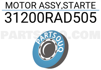 Honda 31200RAD505 MOTOR ASSY,STARTE