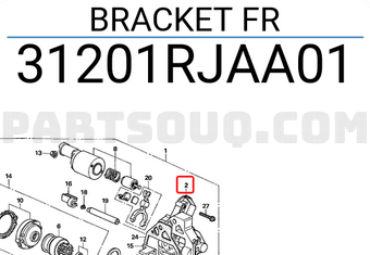 Honda 31201RJAA01 BRACKET FR