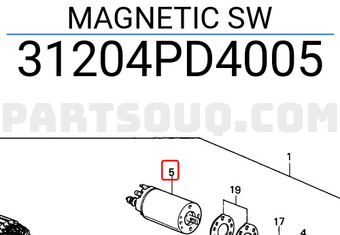 Honda 31204PD4005 MAGNETIC SW