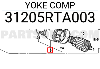 Honda 31205RTA003 YOKE COMP
