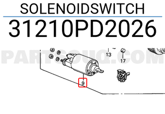 Honda 31210PD2026 SOLENOIDSWITCH