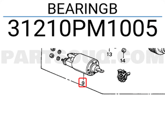 Honda 31210PM1005 BEARINGB