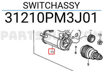 Honda 31210PM3J01 SWITCHASSY