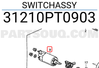 Honda 31210PT0903 SWITCHASSY
