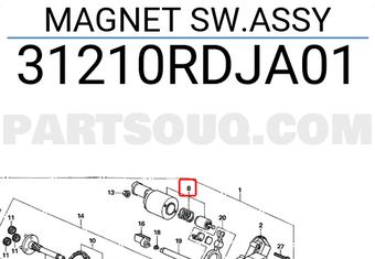 Honda 31210RDJA01 MAGNET SW.ASSY
