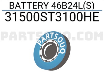 Honda 31500ST3100HE BATTERY 46B24L(S)