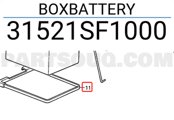 Honda 31521SF1000 BOXBATTERY