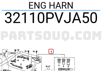 Honda 32110PVJA50 ENG HARN