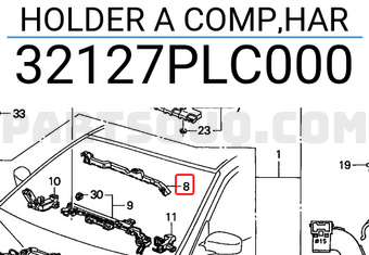 Honda 32127PLC000 HOLDER A COMP,HAR