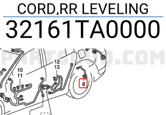 Honda 32161TA0000 CORD,RR LEVELING