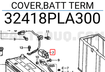 Honda 32418PLA300 COVER,BATT TERM