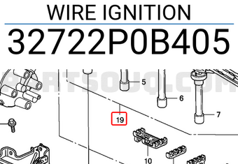 Honda 32722P0B405 WIRE IGNITION