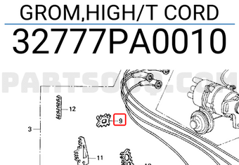 Honda 32777PA0010 GROM,HIGH/T CORD