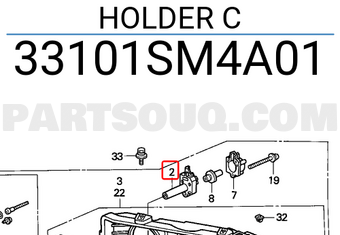 Honda 33101SM4A01 HOLDER C