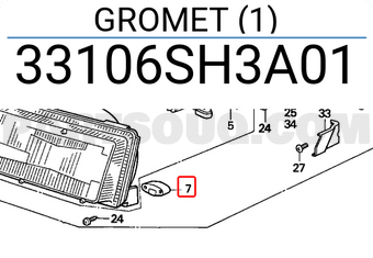 Honda 33106SH3A01 GROMET (1)