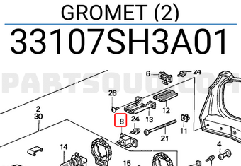 Honda 33107SH3A01 GROMET (2)