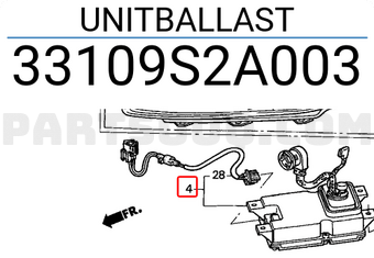 Honda 33109S2A003 UNITBALLAST