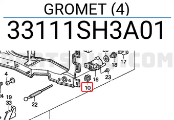 Honda 33111SH3A01 GROMET (4)