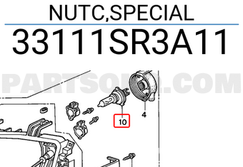 Honda 33111SR3A11 NUTC,SPECIAL