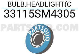 Honda 33115SM4305 BULB,HEADLIGHT(C