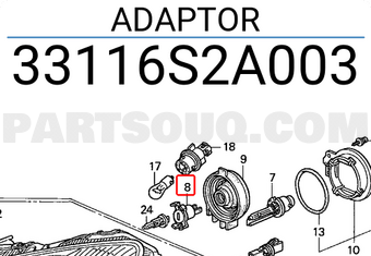 Honda 33116S2A003 ADAPTOR
