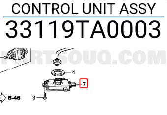 Honda 33119TA0003 CONTROL UNIT ASSY