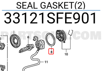 Honda 33121SFE901 SEAL GASKET(2)