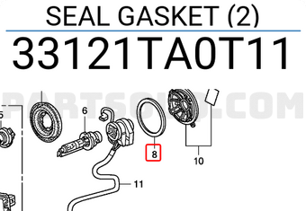 Honda 33121TA0T11 SEAL GASKET (2)