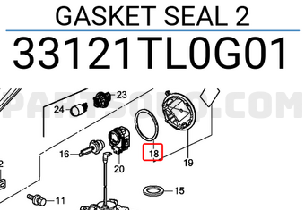 Honda 33121TL0G01 GASKET SEAL 2