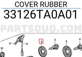 Honda 33126TA0A01 COVER RUBBER