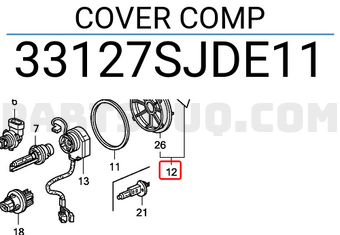 Honda 33127SJDE11 COVER COMP