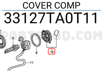 Honda 33127TA0T11 COVER COMP