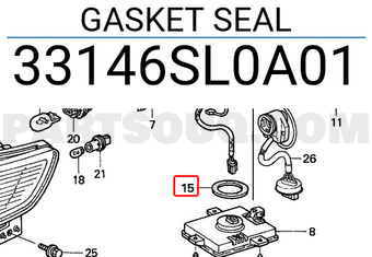 Honda 33146SL0A01 GASKET SEAL
