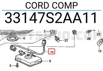 Honda 33147S2AA11 CORD COMP