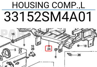 Honda 33152SM4A01 HOUSING COMP.,L